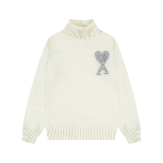 2026 AMI PARIS Unisex Turn neck sweater