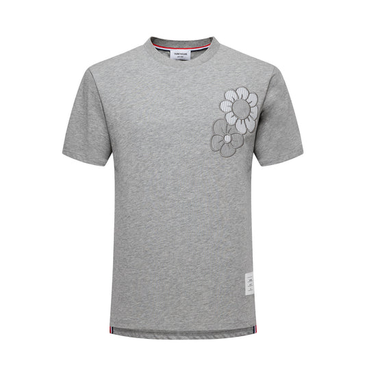 Thombrowne Floral Embroidery T-shirt