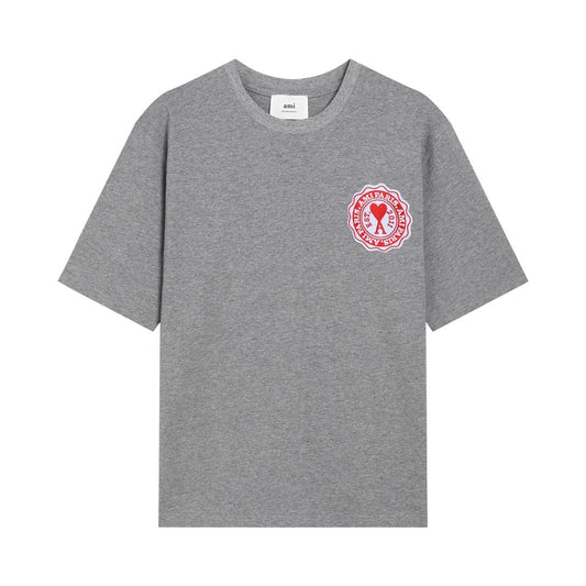 AMI Paris Minimalist Unisex T-Shirt - Premium Cotton Tee