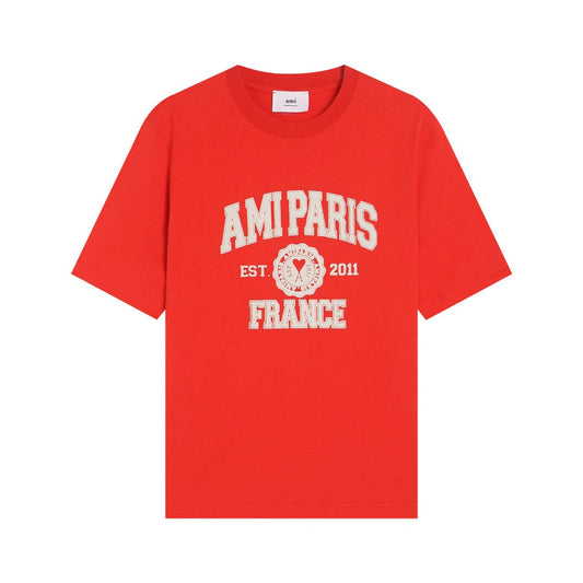 AMI Paris 2026 Unisex Short Sleeve T-Shirt - Premium Cotton