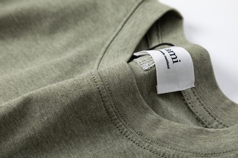 AMI PARIS Unisex Long-Sleeve T-Shirt - Premium Cotton Casual Tee