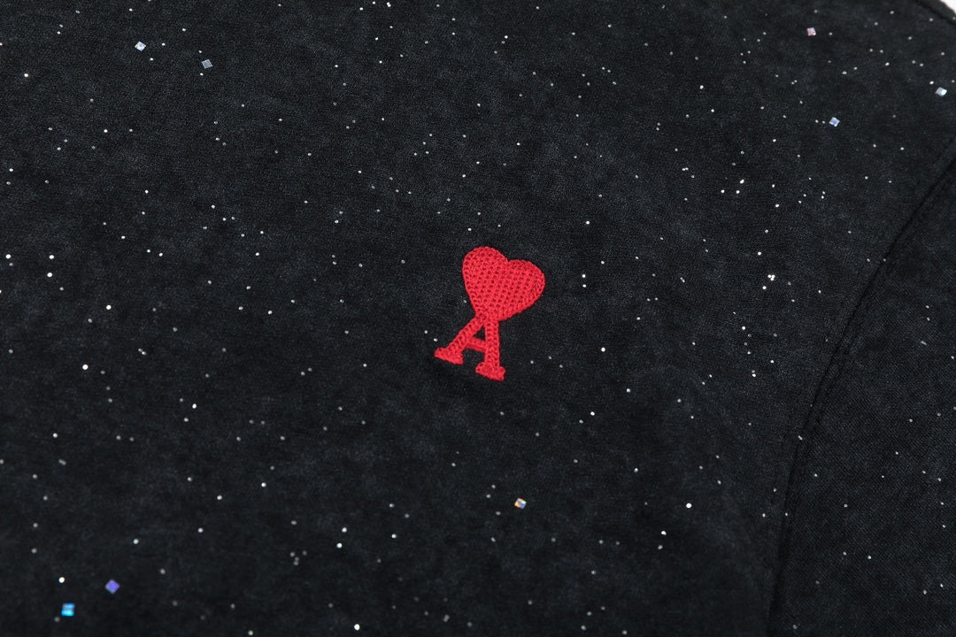 AMI PARIS Unisex Starlight T-Shirt - Premium Cotton Graphic Tee