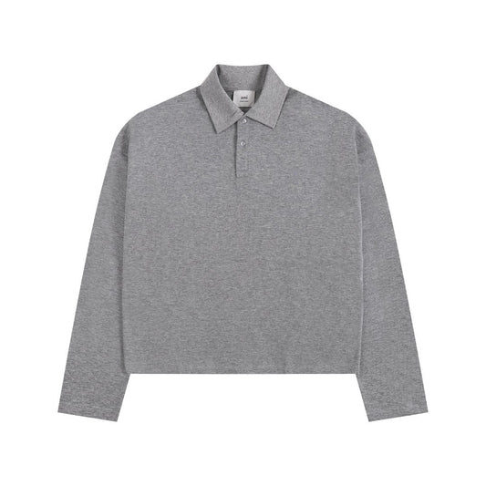 AMI PARIS Unisex Long-Sleeve T-Shirt - Premium Cotton Tee