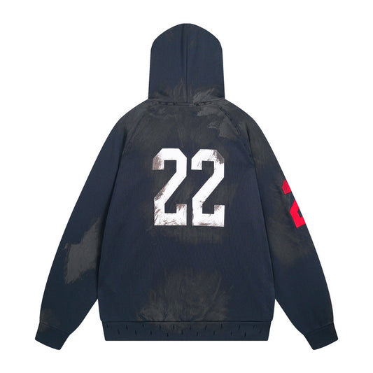 Print 22 Couples Oversized Hoodie – 100% Cotton Graphic Streetwear