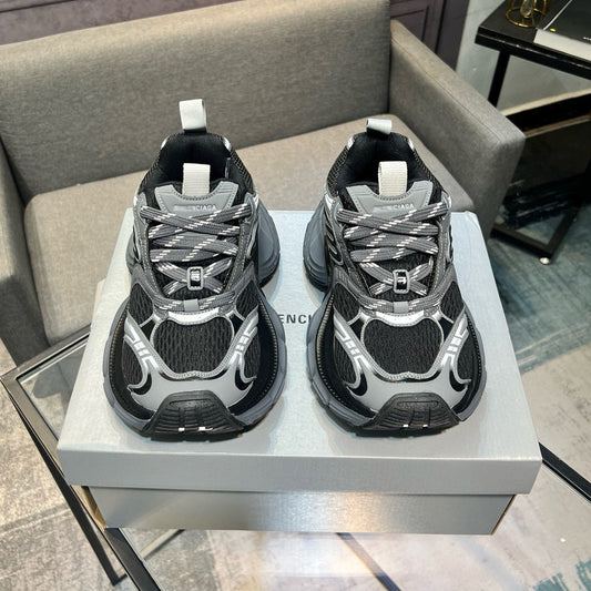 Balenciaga Unisex Distressed Vintage Leather Sneakers | Multi-Style