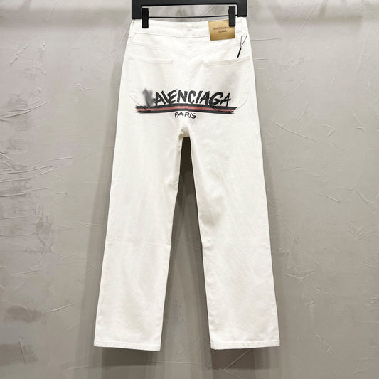 2025SSNew Man White Jeans