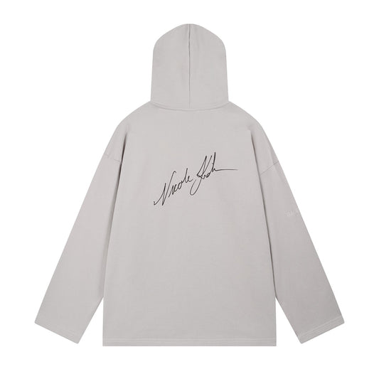 2025SS Print Character Hoodie | Unisex Cotton Streetwear