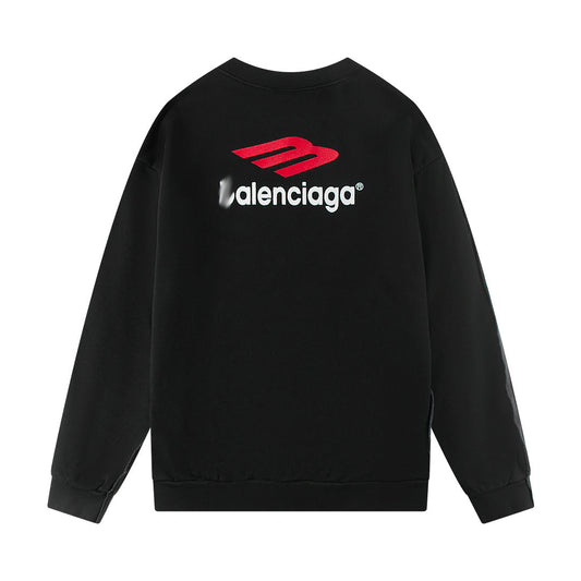 2025SS Oversized Distressed Couples Hoodie Sweatshirt – Unisex Streetwear