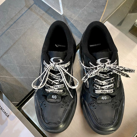 Balenciaga Distressed Vintage Leather Sneaker