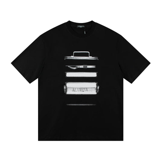 Balenciaga Distressed Graphic T-Shirt | Couples' Streetwear
