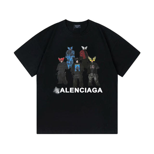 Balenciaga 2025SS Distressed Oversized T-Shirt