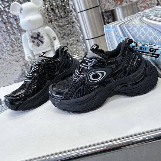 2025 Runway Leather Couple Shoes | Classic Grosgrain Buckle | Sizes 36–45