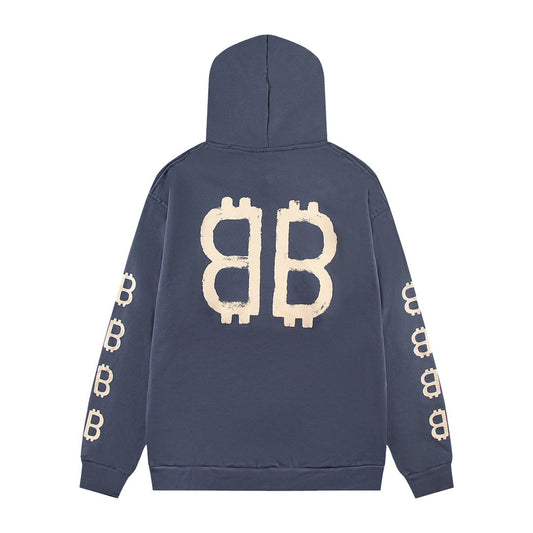 2025SS BB Logo Hoodie | Unisex Cotton Streetwear