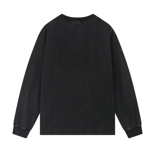 2025SS Crew Neck Loose Fit Hoodie | Unisex Cotton Streetwear