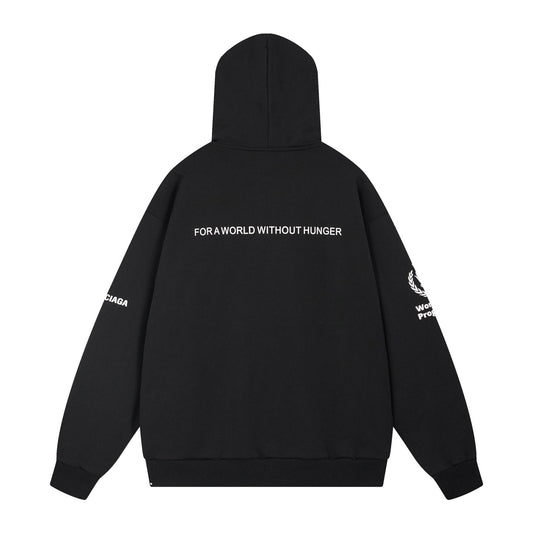 2025SS Print Logo Embroidered Hoodie | Unisex Cotton Streetwear