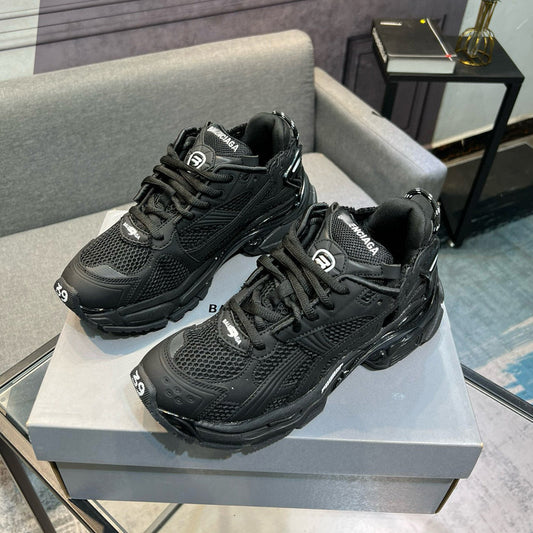 Balenciaga Distressed Vintage Unisex Leather Sneakers | 4 Styles