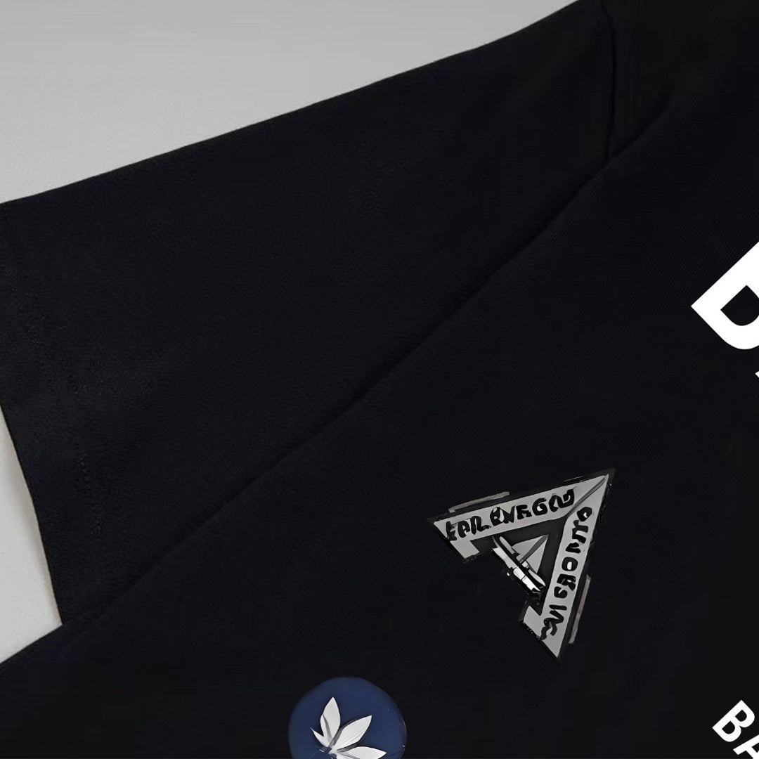 2025 SS Men's Premium Cotton T-Shirt | Black & White