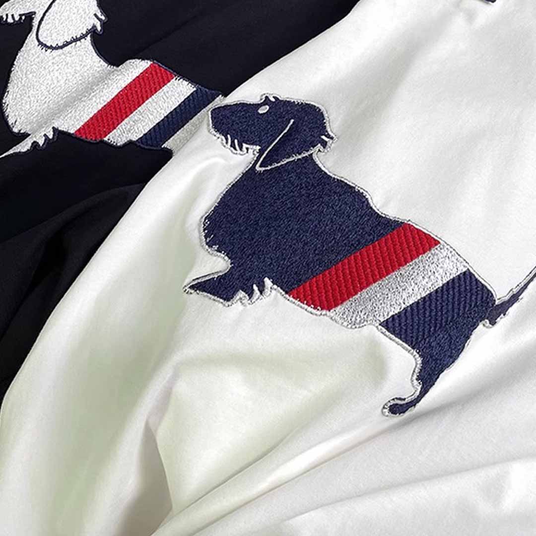 Thom Browne Puppy embroidery T-shirt