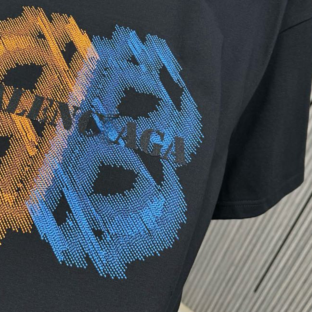 Balenciaga 2025 SS Signature Logo Print T-Shirt – 100% Cotton