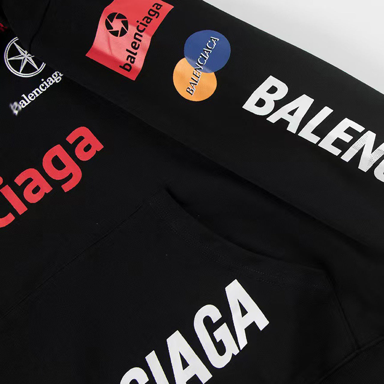 2025SS LOGO Print Gradient Hoodie – Unisex Oversized Cotton Pullover