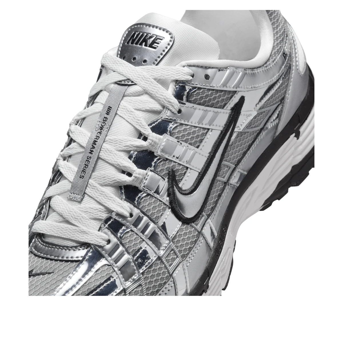 Nike P-6000 Metallic Silver Sneakers