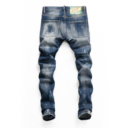 New-DSQ2 Skull Man Bones Jeans
