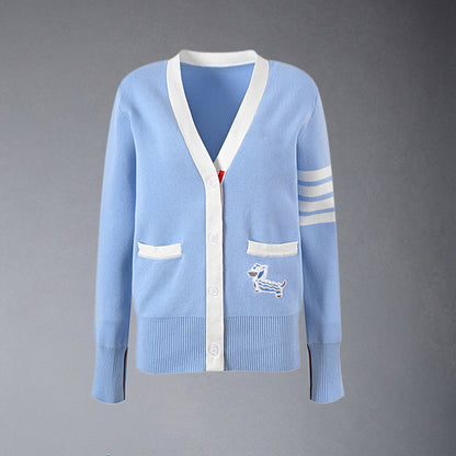 Thom Browne Puppy knitted sweater