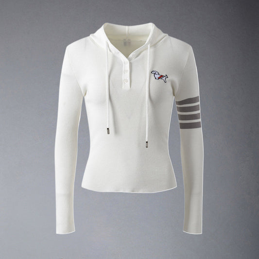 Thom Browne 2025ss Knitted Hoodie