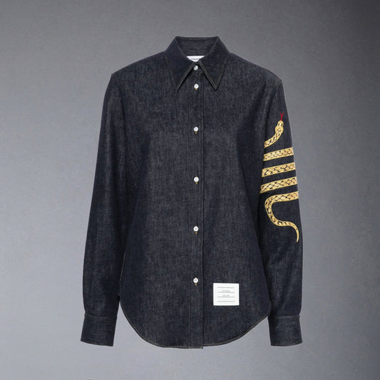 Thom Browne 2025ss Snake Year Limited Shirt