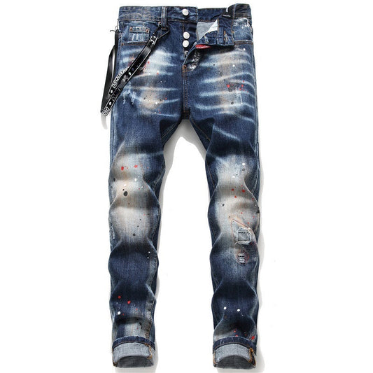 New-DSQ2 Spray paint Jeans