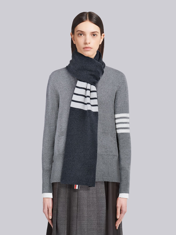 Solid color couple scarf THOM TREND