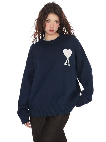 Unisex Heart-Shaped Sweater THOM TREND