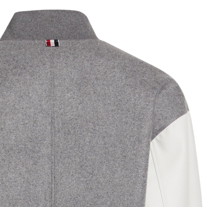 Thom Browne Leather sleeves coat