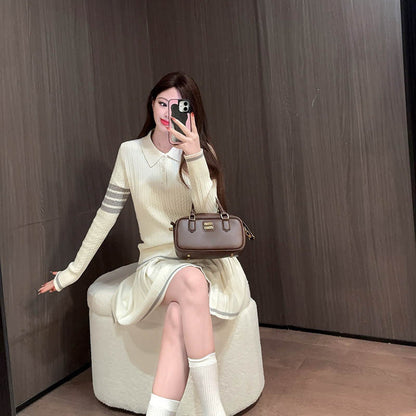 Thom Browne Women's Preppy Wool Knit Suit