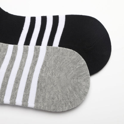 Four-bar striped boat socks THOM TREND