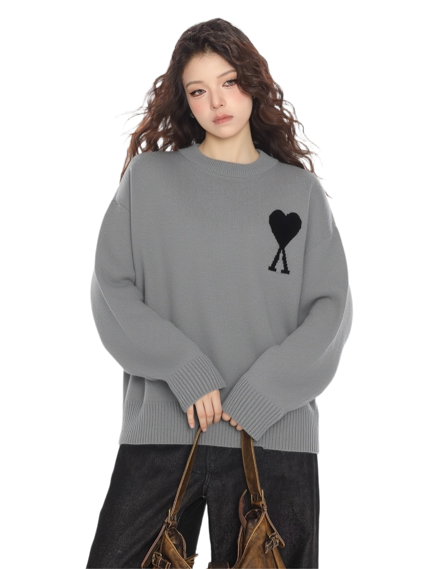 Unisex Heart-Shaped Sweater THOM TREND