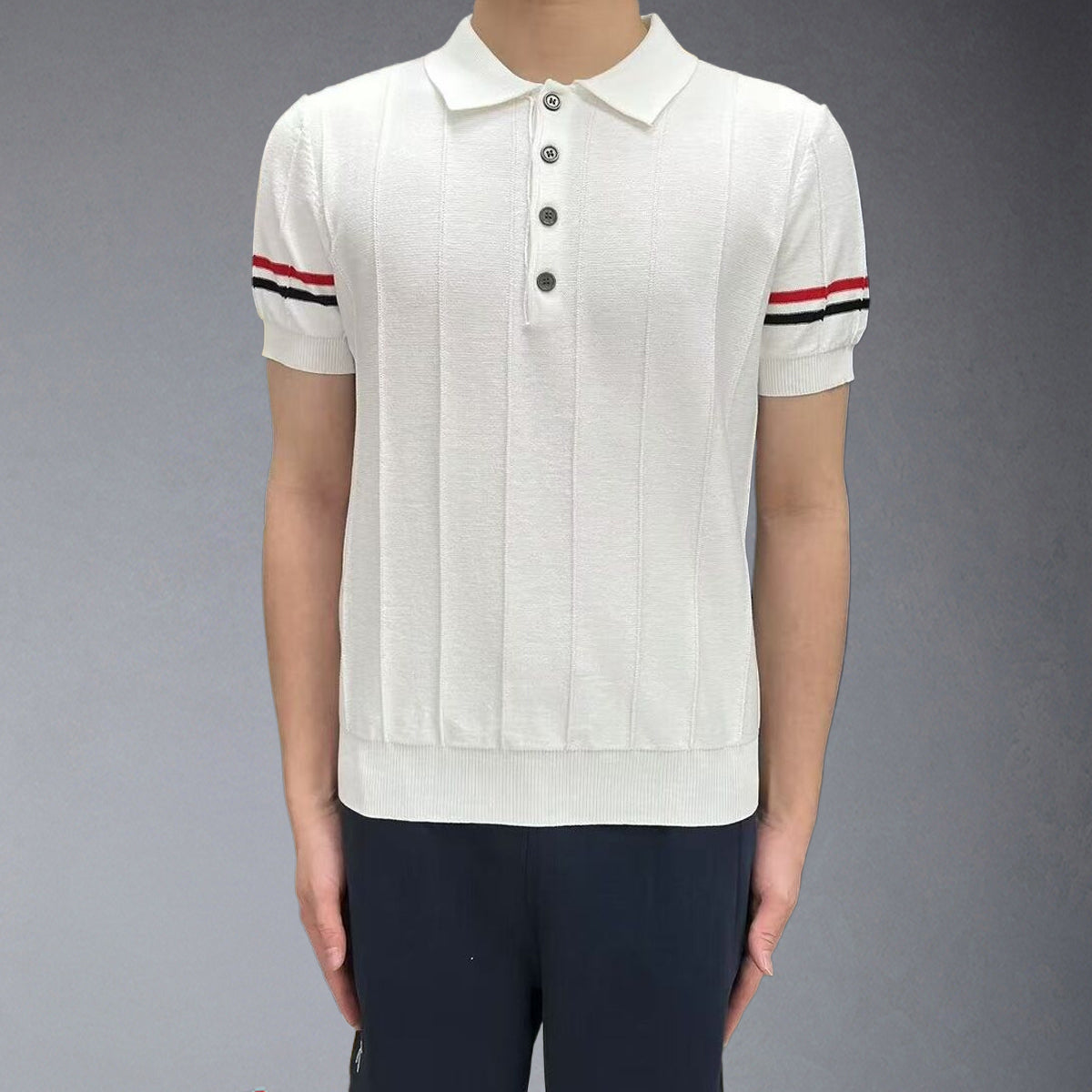 Thom Browne 2025ss Wool POLO T-shirt