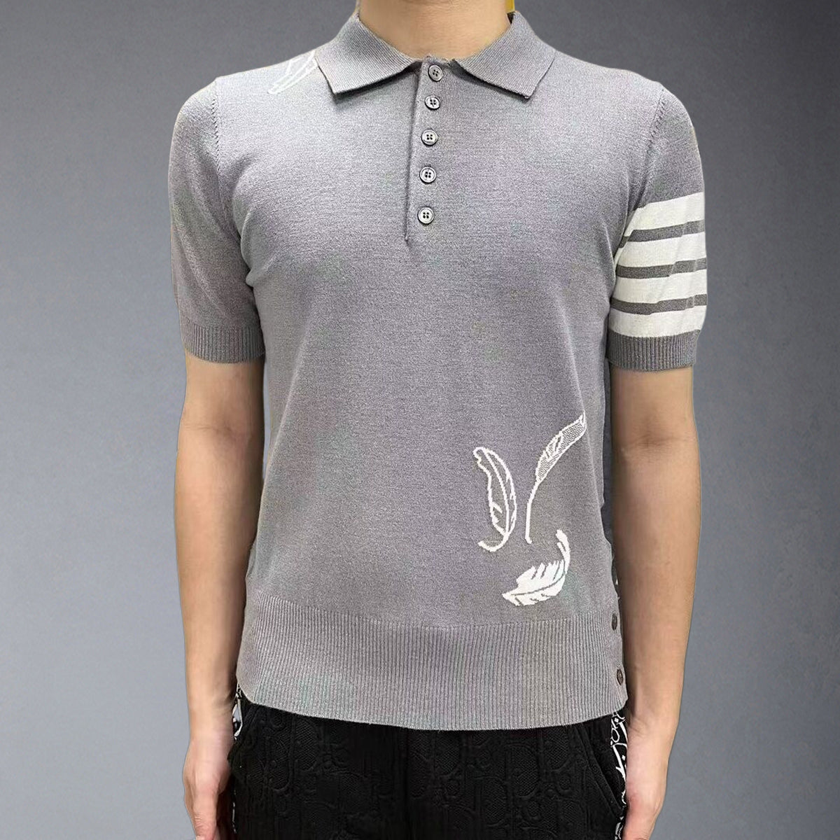 Thom Browne Man Casual POLO T-shirt