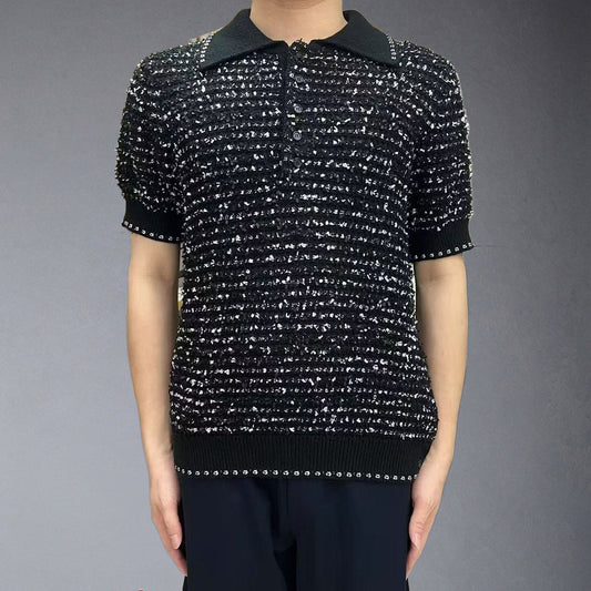 Thom Browne 2025ss Wool polo T-shirt