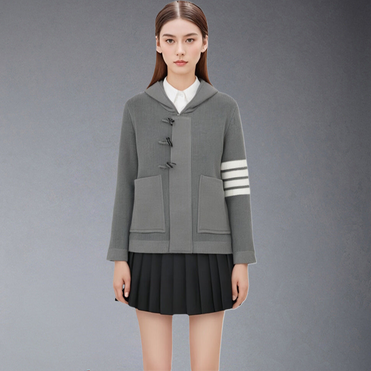 Thom Browne 2025ss Women's Wool Coat Jacket