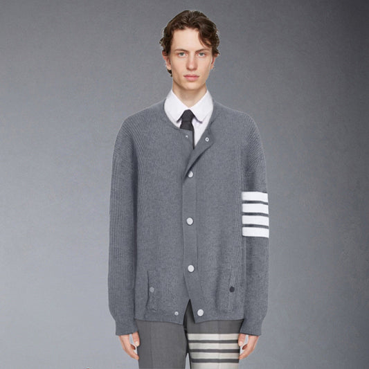 Thom Browne Knitted sweater coat
