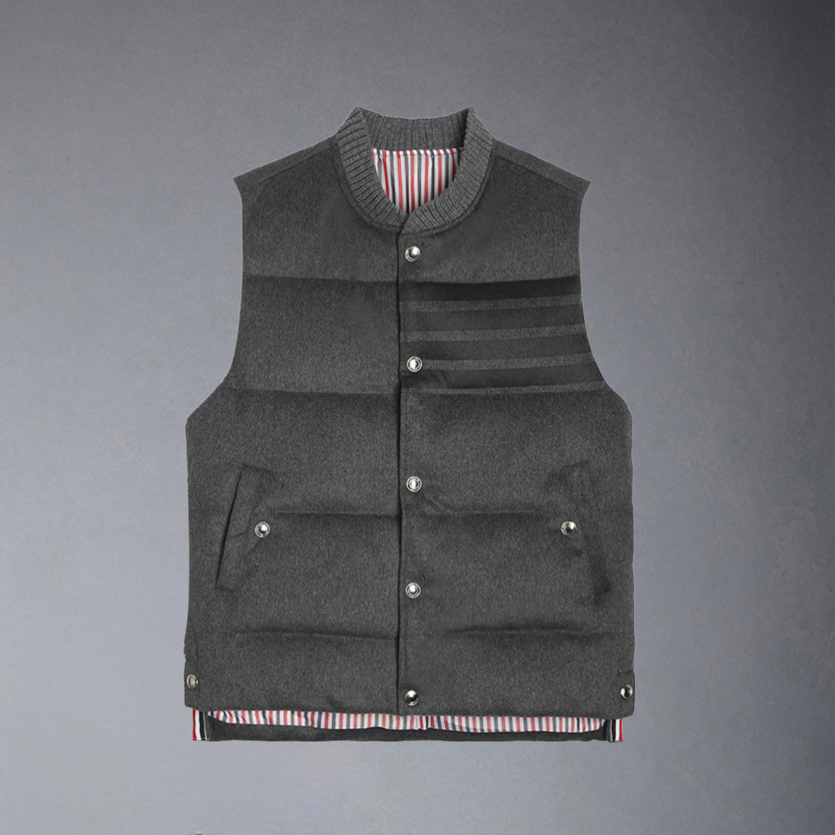 Thom Browne  4-Bar Down vest