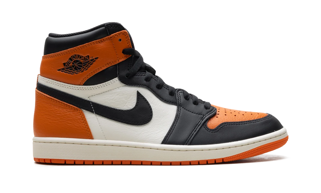 Nike Air Jordan 1 Retro High Orange Black & White Sneakers