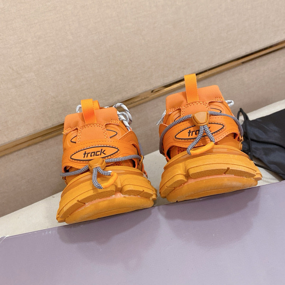 Balenciaga Unisex Distressed Vintage Leather Sneakers | Runway-Inspired Style