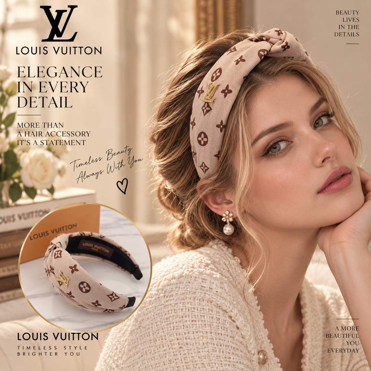 LOUIS VUITTON Headband