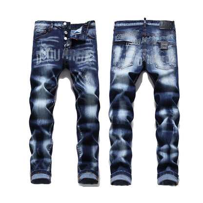 New-DSQ2 2024ss printing Jeans