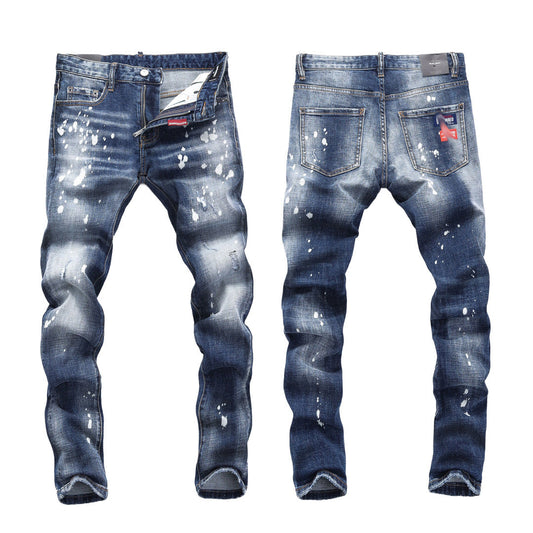 New-DSQ2 2025ss Ripped Jeans