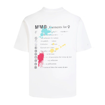 Maison Margiela MM6 Couples' Style T-Shirt