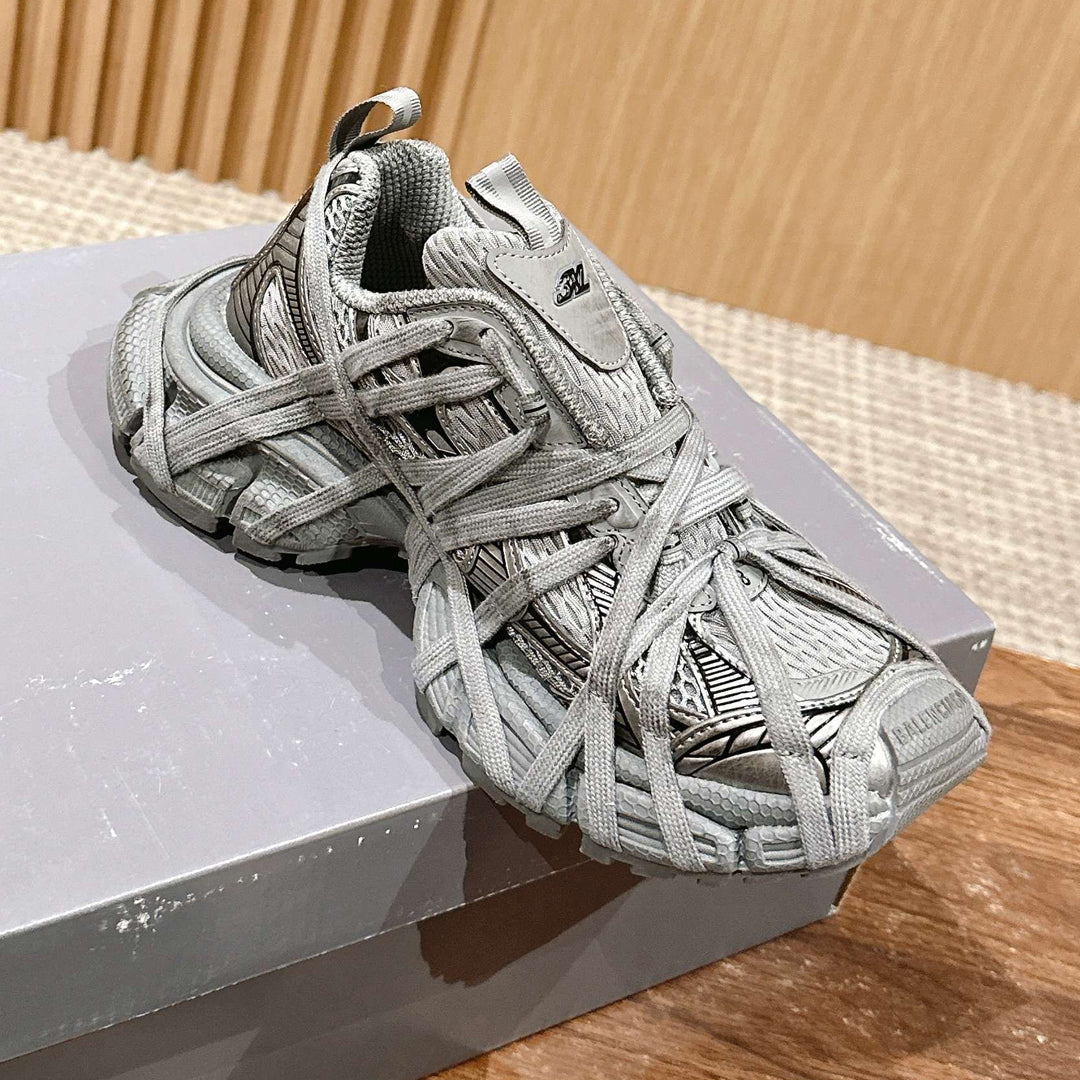 Balenciaga Vintage Couple's Leather Sneakers – Multi-Style | EU 36–45