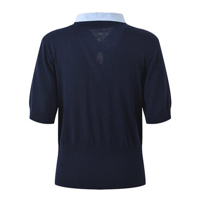 Thom Browne Women Ribbon POLO shirt